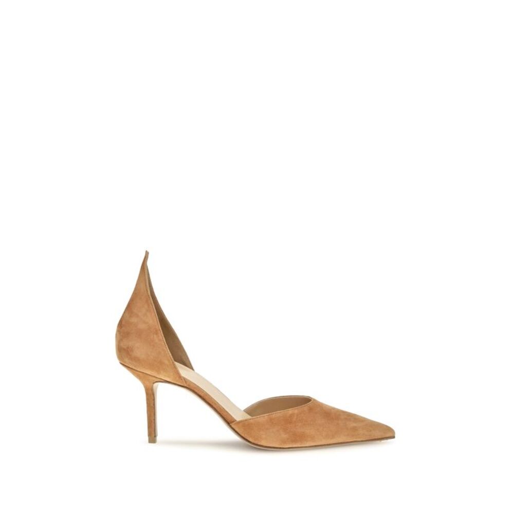 Francesco Russo Women D'orsay Flame Suede Pumps